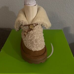 Sam Edelman Natural Brown Shearling Boots